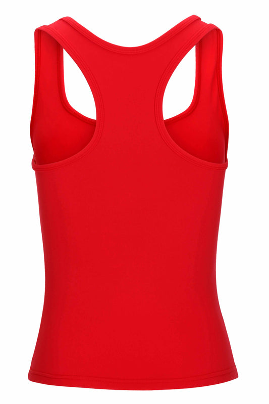 The Runway Racerback Sport Tank in Red
