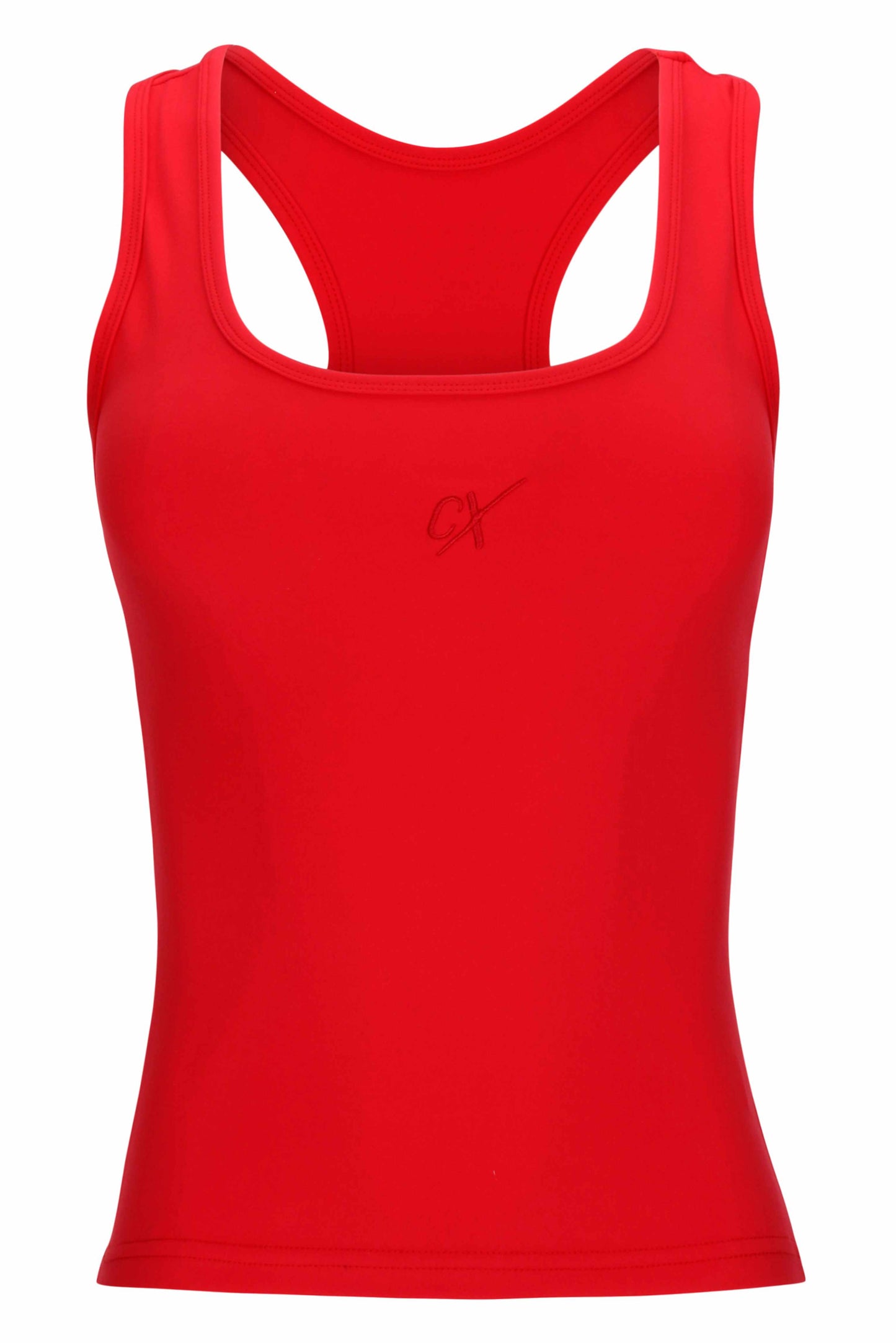 The Runway Racerback Sport Tank in Red