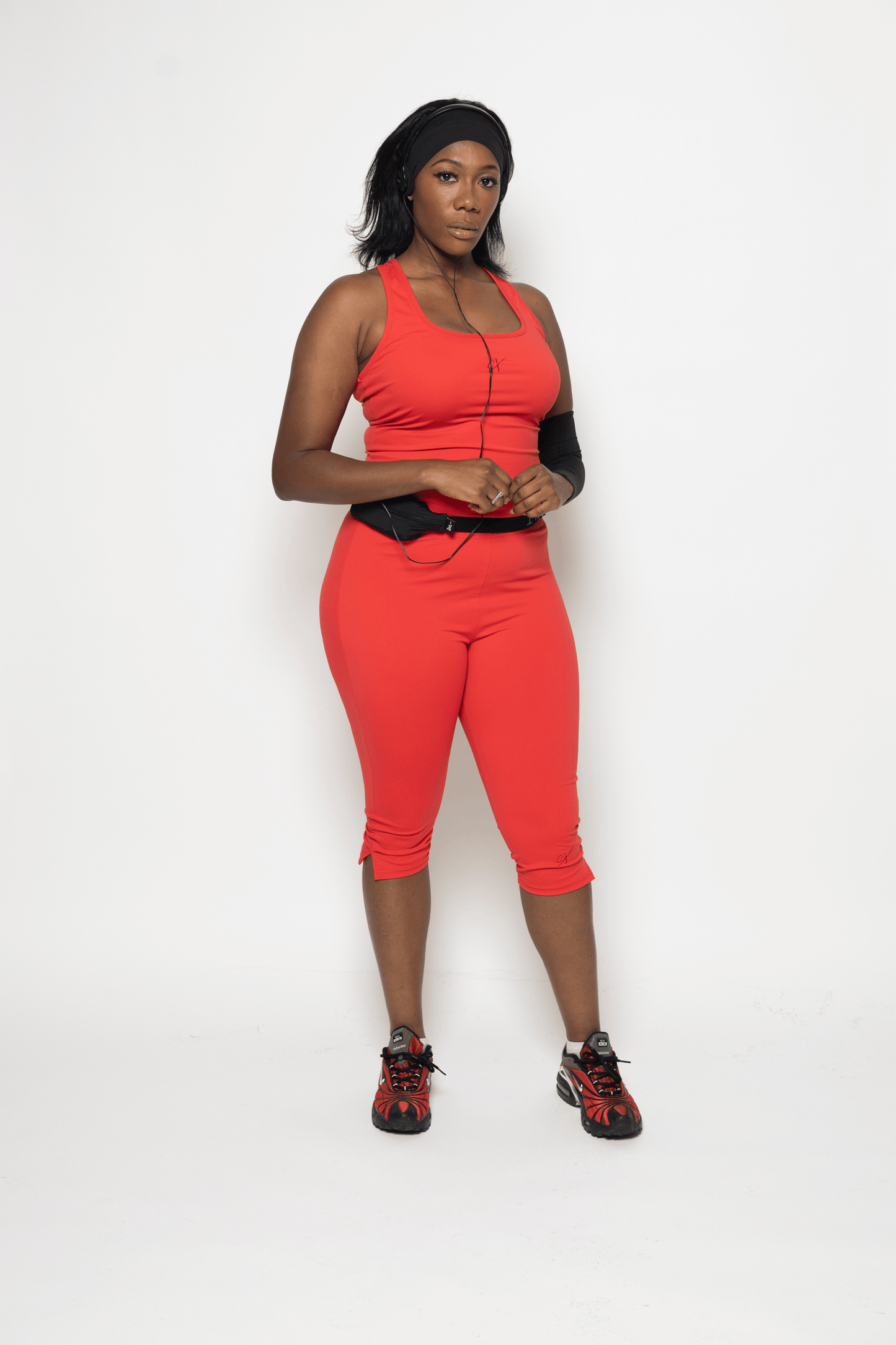 The Runway Racerback Sport Tank in Red