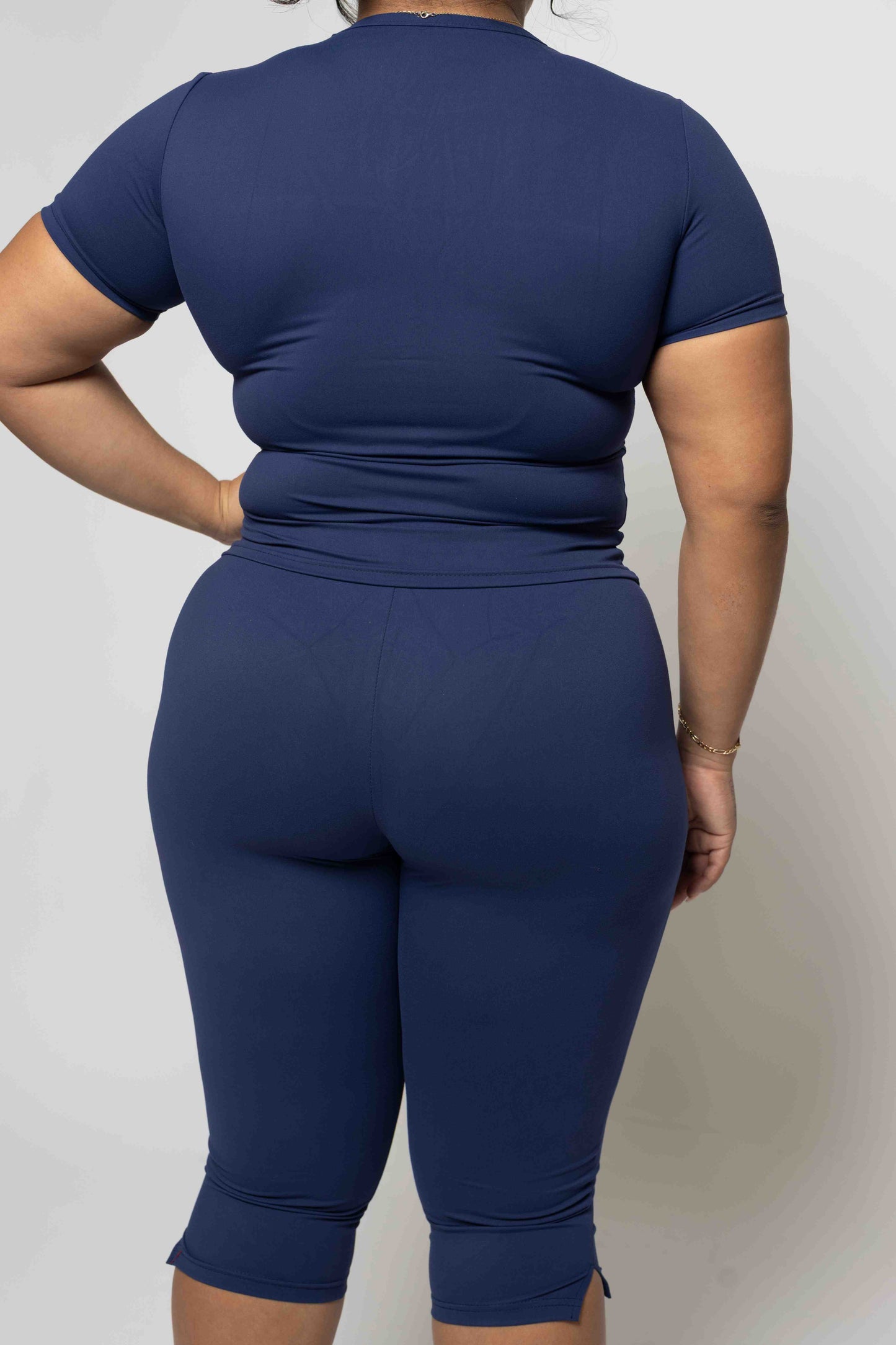 The Runway Capri in Blue