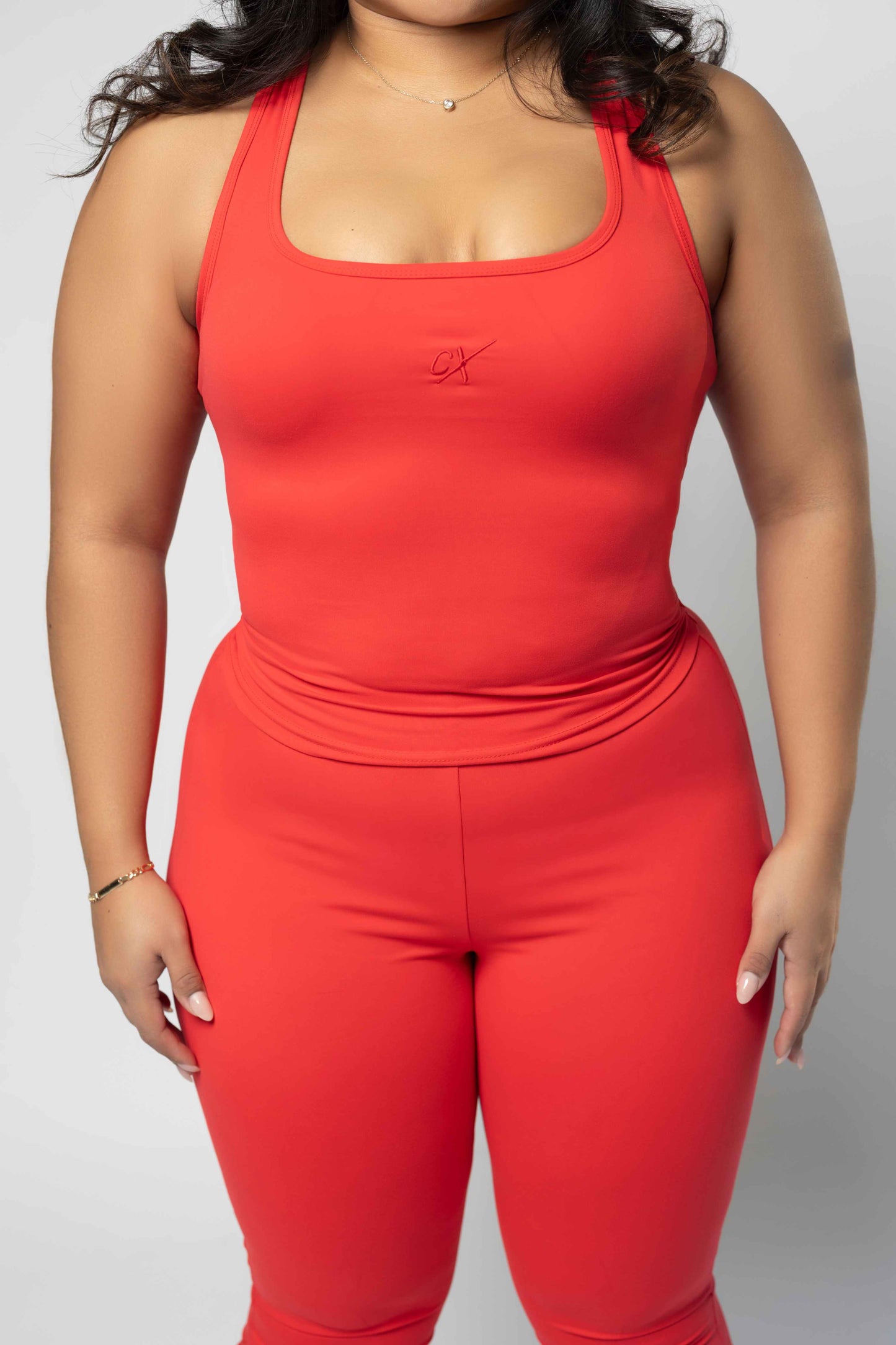 The Runway Racerback Sport Tank in Red